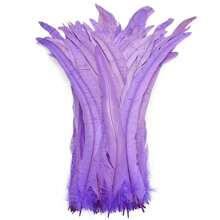 15入組35-40cm有色公雞尾羽毛，DIY縫紉服飾配飾白色羽毛擺設婚禮長羽毛裝飾中心 - 彩色 - 查看 21