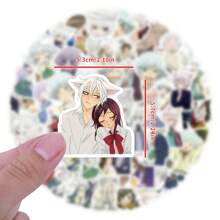 60pcs Kamisama Kiss Stickers Vinyl Comic Stickers For Water Bottles, Diaries, Laptops, Luggage, Bumpers, Cell Phones, Scrapbooks, Scooters, Helmets, Car Cartoon Stickers And Decals, Stickers Can Add A Lot Of Fun To Your Life, Perfect Gifts For Adults - Multicolor - View 2