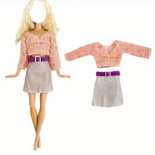 Ropa de muñeca artesanal de moda - Hecha a medida para muñecas de 30 cm con un ajuste elegante perfecto - Muñeca no incluida - Multicolor - Ver 23