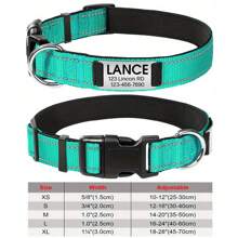 Vòng cổ chó cá nhân hóa, Vòng cổ nylon tùy chỉnh cho thú cưng kèm mặt dây chuyền thẻ ID, Phụ kiện và đồ trang trí cho chó - Món quà tuyệt vời cho thú cưng, Trang trí, Phong cách, Đơn giản, Thời trang, Đầy màu sắc, Dễ thương, Độc đáo, Trang trí Giáng sinh tùy chỉnh, Thẻ tên/ID cho chó được cá nhân hóa, Vòng cổ chó cá nhân hóa, Món quà lý tưởng cho Anh ấy, Cô ấy, Gia đình, Bạn bè, Người yêu thú cưng, Thú cưng cho Kỷ niệm, Sinh nhật, Giáng sinh, Tân gia, Mùa thu/Đông, Trang trí, Khắc, Phong cách, Thời trang, Đầy màu sắc, Cổ điển, Dễ thương, Đơn giản, Độc đáo, Tùy chỉnh, Thú cưng cá nhân hóa cho Kỷ niệm, Sinh nhật, Phản quang - Màu xanh Ô liu - Xem 20