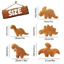 1/5 Packs Dino Nugget Pillow Chicken Nuggets Plush Room Decor Home Decor Kids Toys Travel Pillow Dinosaur Plush Toy For Birthday Gifts,Kids Pillow,Toys>Plush,Mini Animals,Plushie,Gifts,Toys