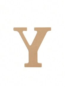 حرف خشبي غير منتهي من A إلى Z، سطح خشبي مثالي لمشاريع الفن والحرف اليدوية DIY (باستثناء أقلام الحبر البيجمنتية)، أفضل هدايا - كاكي - مشاهدة 12