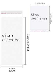 100 piezas de bolsas de regalo transparentes, bolsas autoadhesivas transparentes para 8.6*4 pulgadas/3.1*4.1 pulgadas, decoraciones para fiestas de cumpleaños, envoltura de regalos, despedida de soltera, boda, despedida de soltera, novia, decoraciones para fiestas de cumpleaños, regalos propuesta a damas de honor, decoración de boda, ducha nupcial Día de San Valentín - transparente - Ver 5