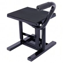 Motorcycle Dirt Bike Stands And Lifts Jack Stand Steel Lift 11"-16.5" Adjustable Height 330 LBS Load Capacity  Heavy Duty Steel  Red&Black - 黑色 - 查看 3