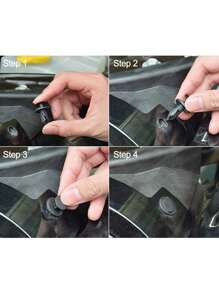 Car Plastic Retainer Clips Set  Push Pin Rivet Door Trim Panel Retainer Car Bumper Fasteners Clips Kit Auto Removal Tools