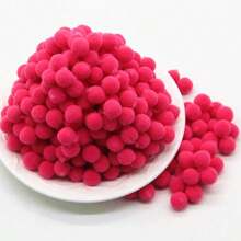 300入組(20g)波莫波平衡重球10mm，蓬鬆柔軟的1cm多色毛球高彈性PomPom創意手工藝補給品 - 彩色 - 查看 26