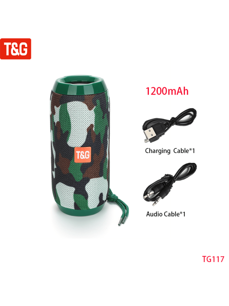 مكبر صوت لاسلكي محمول بلوتوث، مقاوم للماء، بمضخم ب...