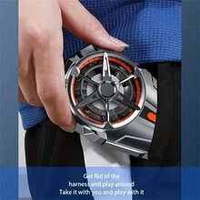 Nuevos ventiladores de enfriamiento X52 recargables para teléfonos móviles, enfriador silencioso con tres velocidades ajustables, radiador para juegos de teléfonos celulares - Multicolor - Ver 7