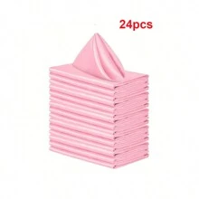 8/16/24 件餐巾，散装婚礼餐巾，装饰性优雅晚餐餐巾方形餐桌餐巾装饰，丝滑缎布餐巾适用于餐厅宴会毕业派对（43*43 厘米/17*17 英寸）返校 - 粉紅 - 查看 5