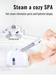 K·SKIN KSKIN家用便攜式臉部蒸氣儀美容面部噴霧器Spa蒸氣儀奈米臉部蒸氣儀 - 英規插(220-240V) - 查看 2