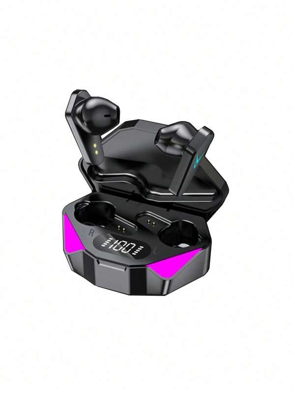 Gaming True Wireless Earbuds, In-Ear Sports Dual Earbuds, 5.1 Surround Sound, Sweatproof, Low Latency, High Definition Sound Quality, Stereo