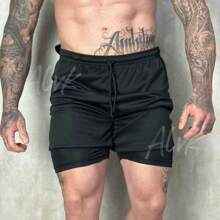 Men Shorts - 黑色 - 查看 1