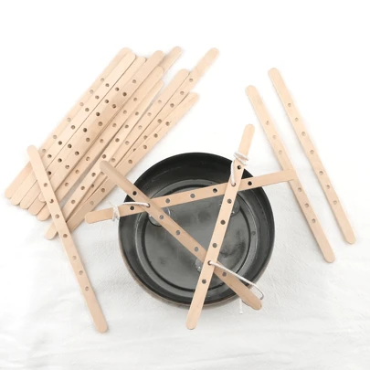 5/10/20/250pcs Wooden Candle Wick Holders, Candle Wicks Centering Device, Candle Wick Bars, Wick Holders For Large & Multiwick Candles.