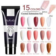 Poly Nail Gel Extension Set UV LED Building Gel Quick Nail Extension Gel Poly Nail Gel Kit Nail Manicure