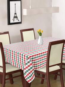1 pieza Mantel Vintage de Cuadros, estilo moderno y sencillo, tela de poliéster antiarrugas, cubierta cuadrada decorativa para mesa de comedor, cocina, sala de estar, fiestas y picnic