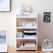 Double Tier Desk Organizer Rack, Vanity Storage Shelf For Kitchen, Bathroom, Office, Dorm - Display Rack, Bookshelf, Tool Holder - Multicolor - View 12