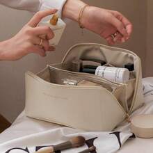 Túi đựng đồ trang điểm di động dung tích lớn dành cho nữ, phong cách Ins Sense, sản phẩm du lịch tiện dụng, túi đựng mỹ phẩm - Nhiều màu - Xem 5