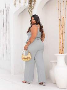 Plus Size Co-Ords - Gris - Ver 2