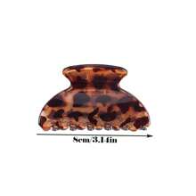 Set de 3 pasadores para el cabello con estampado de leopardo, estilo retro y minimalista, ganchos de medio recogido para mujeres, versátiles y de moda, aptos para uso diario, ocio al aire libre, citas, trayectos y trabajo