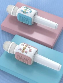 1 件无线蓝牙麦克风扬声器，适用于移动 KTV 直播、电视唱歌和变声，可充电，适合家庭使用 - 麥克風 - 查看 3