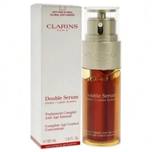 Double Serum Complete Age Control Concentrate By Clarins For Unisex - 1.6 Oz Serum - màu nâu - Xem 4