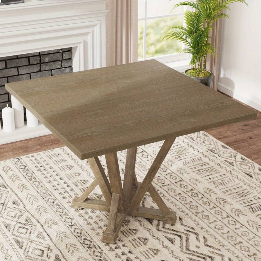 Modern Farmhouse Kitchen Table For Dining Room Living Room, 24 Person