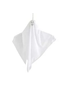 1 Stück Halloween Veranstaltung Dekoration Requisiten, Weiße Geisterornamente, Außen Horror Urlaub Dekorationen, Hängende Geisteranhänger