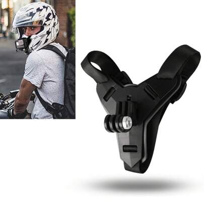 Puluz Montaje de cinturón para casco para GoPro Hero12 Black / Hero11 /10 /9 /8 /7 /6 /5, Insta360 Ace / Ace Pro, Osmo Action 4 y otras cámaras de acción (Negro)