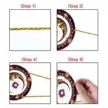 1PC 2D platte acryl maanlichtvanger zonneklep, glas-in-lood raamhanger voor slaapkamer, tuindecoratie, nieuw huis cadeau, boerderij gazon, patio accessoires, buitenfeest accessoires - Veel kleurig - Bekijken 5