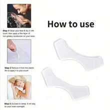 2PCS/Set Lip Patches Lip Wrinkle Pads For Smoothing Mouth Smile Fine Lines Wrinkles Face Lift Skin Care Patches - White - View 6