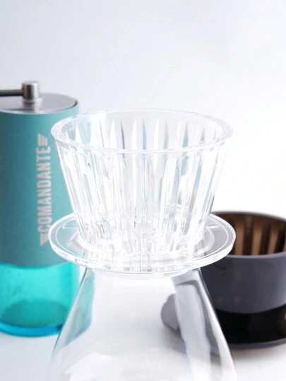 Reusable Coffee Filter Dripper, Cake-Shaped Flat Bottom Filter, Home Coffee Filter Cup, Suitable For Restaurant, Kitchen, Outdoors Back To School