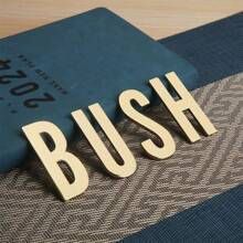 Naklejka na ścianę/drzwi/skrzynkę pocztową z metalu DIY Solid English Letter Decal Applique do lodówki, biura, logo firmy, prezent na powrót do szkoły (z klejem)