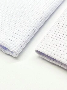 قطعة واحدة من القماش الأبيض لتطريز الصليب، 11/14 خيط، 30 * 30 سم، أو قطعة واحدة من القماش الأبيض للشبكة الصغيرة، 30 * 30 سم، أو قطعة واحدة من القماش الأبيض للشبكة المتوسطة، 30 * 30 سم