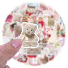 60PCS Stickers Vinyl Aesthetics Stickers For Scrapbooking, Diary, Laptop, Bumper, Skateboard, Water Bottle, Computer, Phone, Cartoon, Hard Hat, Car Stickers And Decals - Multicolor - View 2