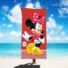Classic Mickey Beach Towel Swimming Soft Absorbent Towel - Multicolor - View 18