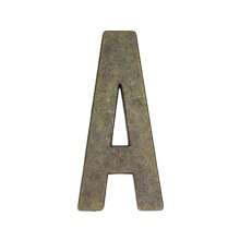 DIY Metalowa naklejka na ścianę w stylu vintage, naklejka na drzwi, naklejka na skrzynkę pocztową z solidnymi angielskimi literami na lodówkę, znaki, logo firmy (z podkładem samoprzylepnym), prezent na powrót do szkoły