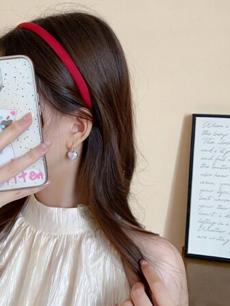 1pc Minimalist Fabric Padded Headband, Versatile & Fashionable ,Hair Band ,Diadema ,Hair Hoop