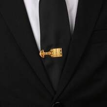 1pc Business Stylish Fish-Shaped Tie Clip, Suitable For Men's Daily Wear - Tie Clip - View 24