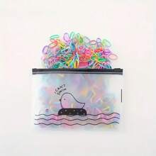 800 Stück Farbige Kleine Haargummis