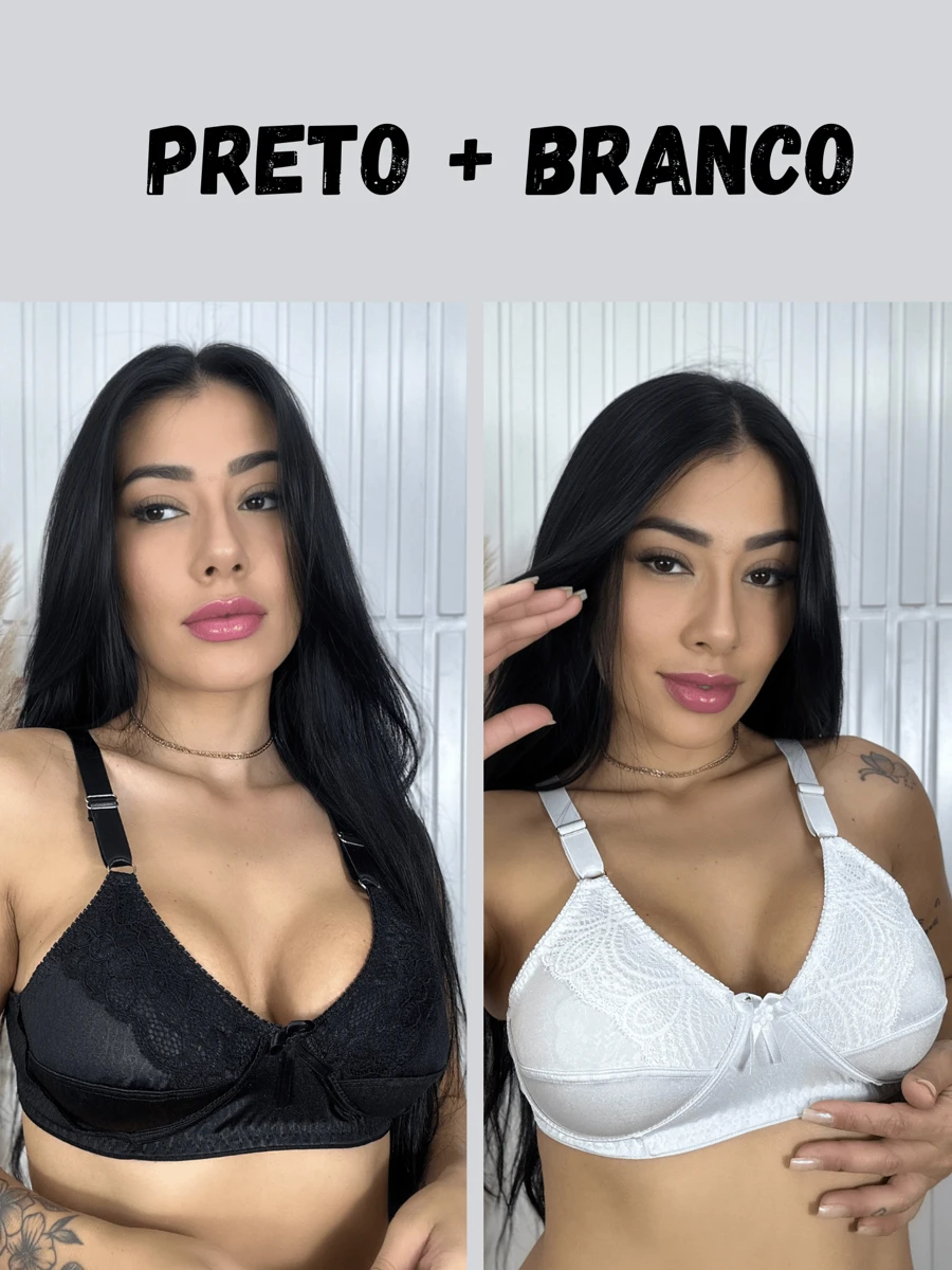 Women Bras & Bralettes - 黑與白 - 查看 1