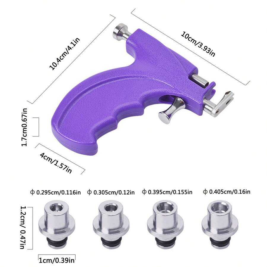 Ear Piercing Gun Kit,Professional Ear Nose Self Piercing Tool,Earring