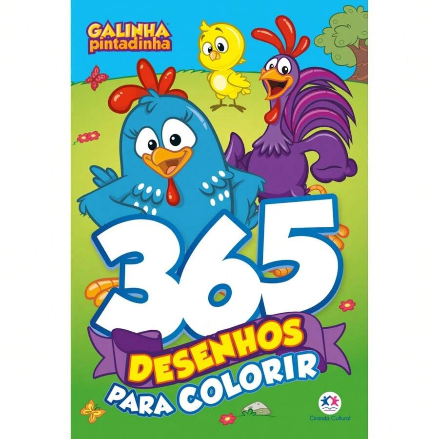 Livro Galinha Pintadinha - 365 Desenhos para colorir | SHEIN Brasil