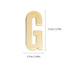 Naklejka na ścianę/drzwi/skrzynkę pocztową z metalu DIY Solid English Letter Decal Applique do lodówki, biura, logo firmy, prezent na powrót do szkoły (z klejem)