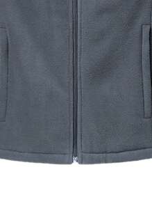 Jacke aus Polarfleece mit Stehkragen für Herren, verstärkt und thermisch isoliert, für Frühling und Herbst, beidseitig tragbar, Große Größen, Outdoor-Bekleidung