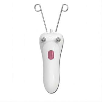 1入組臉部毛髮拔除線，女士電動無線充電拔毛器，適用於臉部、下巴、上唇、手臂、腿部和背部