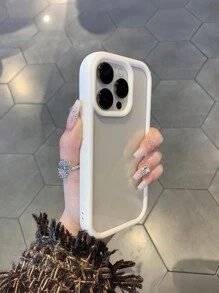 简单透明亚克力手机壳适用于 17 Pro Max/17 Pro/17 Air/17/16 Pro Max/16/16 Pro/16 Plus/16E/15/15 Plus/15 Pro/15 Pro Max/11/12/13/14 Pro Max/11 Pro/11 Pro Max/12 Pro/12 Pro Max/13 Pro/13 Pro Max/7 Plus/14 Pro/14 Pro Max/14 Plus 硬壳 - 白色 - 查看 8