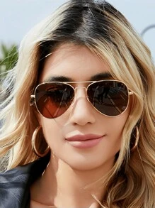 3 件男女通用飞行员眼镜，青蛙镜眼镜套装海滩配饰眼镜遮阳镜适合夏季海滩度假、户外、旅行