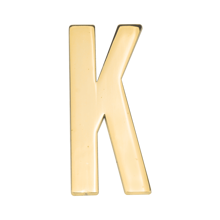 Naklejka na ścianę/drzwi/skrzynkę pocztową z metalu DIY Solid English Letter Decal Applique do lodówki, biura, logo firmy, prezent na powrót do szkoły (z klejem)