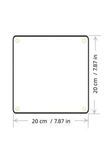 1 pieza, Cartel de metal divertido "Caution - Dangerous Curves" (20 x 20 cm), decoración novedosa para el hogar, la habitación, la pared, el baño, el bar, la cafetería, el garaje, la granja - Multicolor - Ver 3