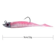 HENGJIA 1pc Jigging Head Soft Silicone Bait Wobblers 9cm15g /11cm 25g Sea Fishing Soft Lures Swimbait Peche For Bass Pike Lure